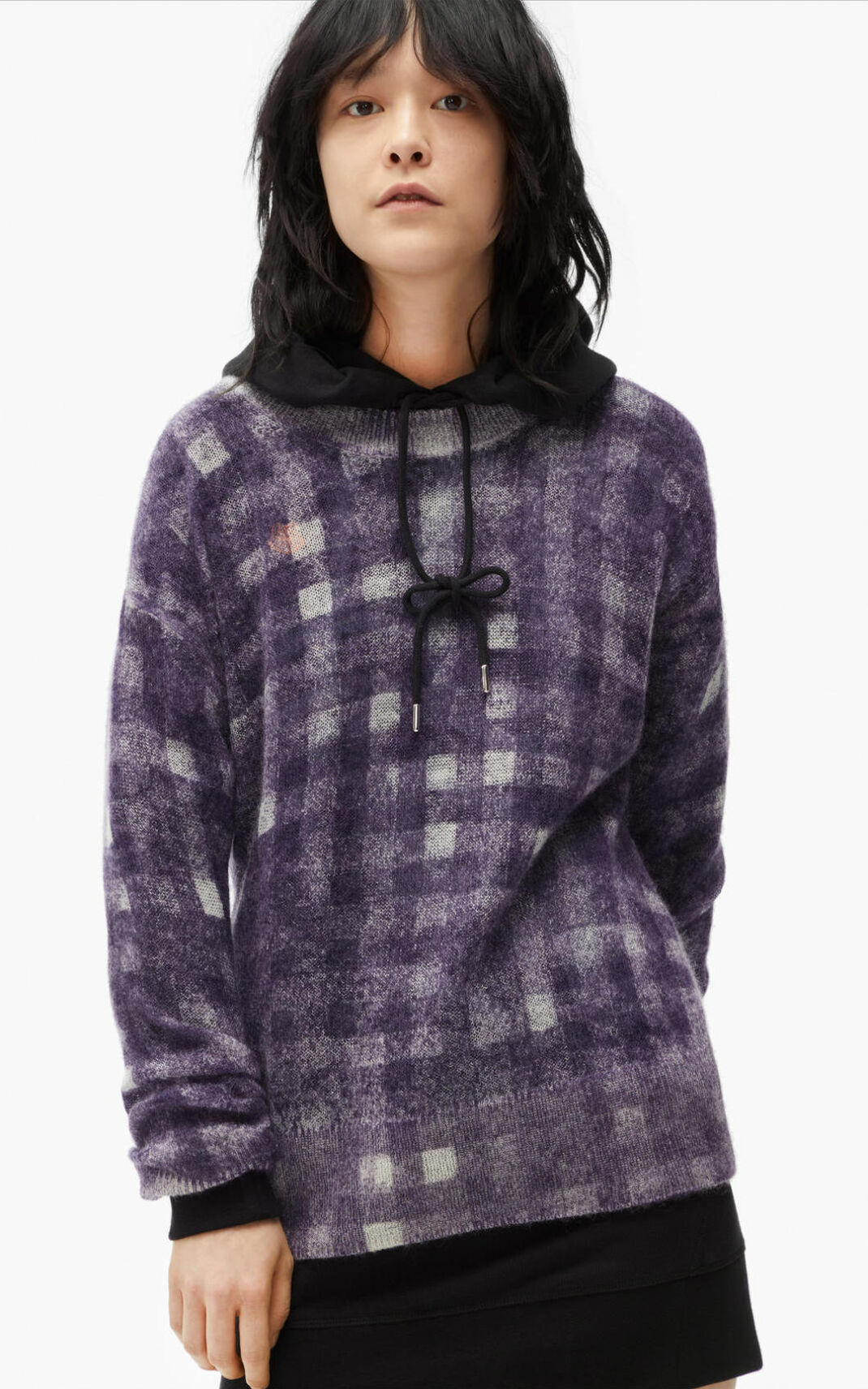 Pull Kenzo Femme Ghost check Violette STCPA-7524